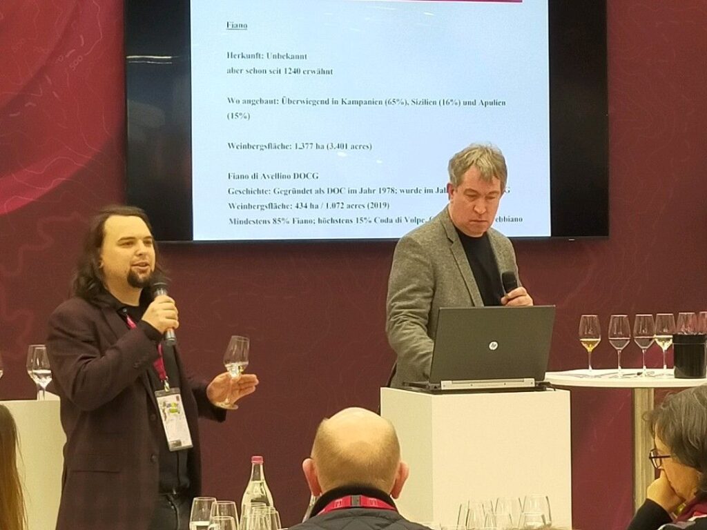 Peter Douglas and Christoph Raffelt on the Italian Masterclass ProWein 2023