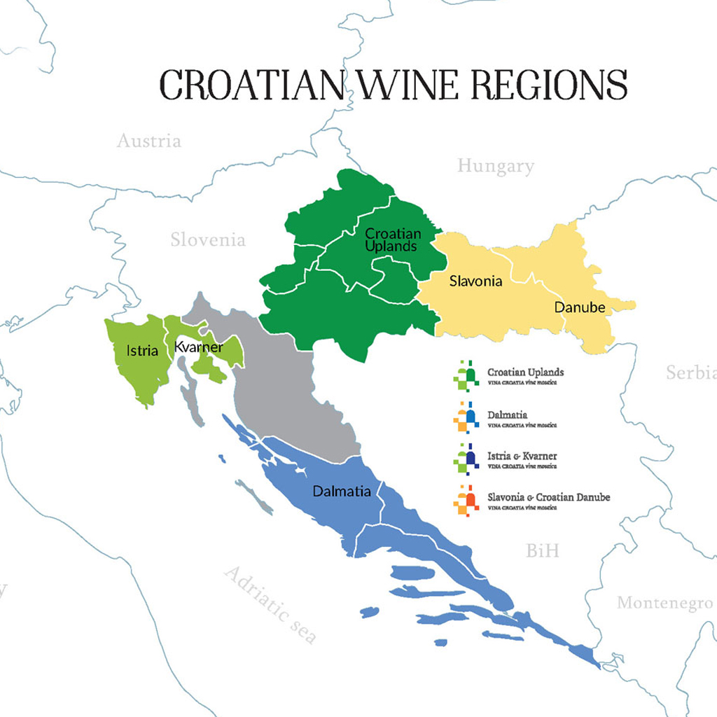 Croatian Wine Regions, Wines of Croatia